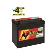 BANNER POWER BULL Ca/Ca akum. 12V, 45Ah, 390En 238x129x203/225mm