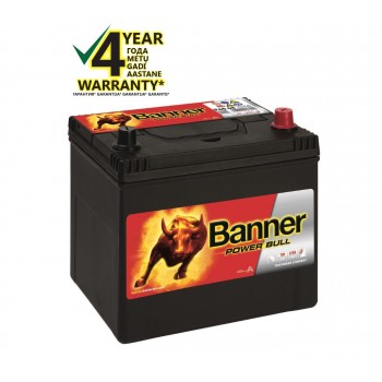 BANNER POWER BULL Ca/Ca akum. 12V, 60Ah, 510En 233x173x203/225