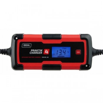 IDEAL Akumulatora lādētājs PRAKTIK CHARGER 4 LCD 6/12V 4A