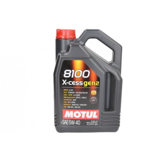 MOTUL Motoreļļa 8100 X-CESS GEN2 5W-40 4L