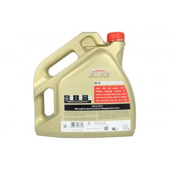 CASTROL Motoreļļa Castrol EDGE 0W-40 4L