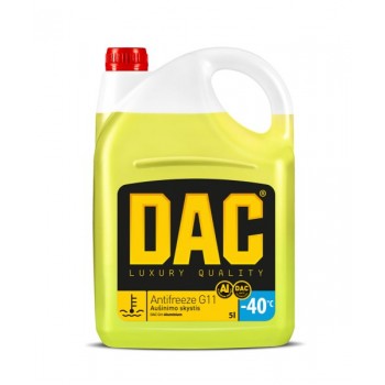 D.DANUSIO KF Dzesēšanas šķidrums DAC ANTIFREEZE G11 Aluminium -40°C 5L