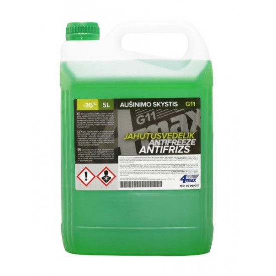 D.DANUSIO KF Dzesēšanas šķidrums 4MAX Antifreeze G11 -35°C 5L