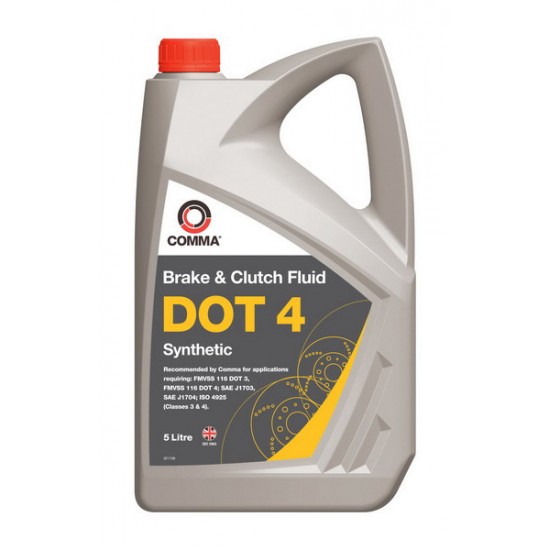 COMMA Bremžu škidrums DOT 4 BRAKE FLUID 5L