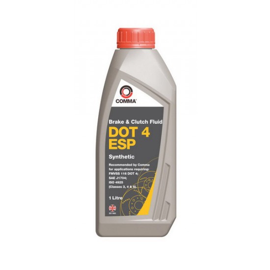 COMMA Bremžu škidrums DOT 4 ESP BRAKE FLUID 1L