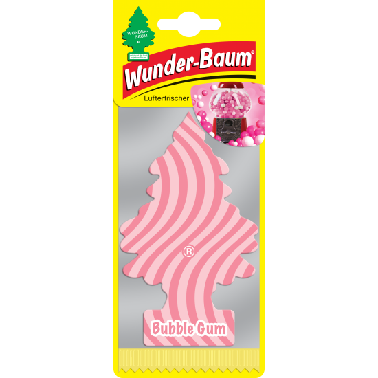 WUNDER-BAUM Tree Bubble Gum gaisa atsvaidzinātājs, 5g