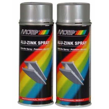 MOTIP Krāsa/laka ALU-ZN spīdīga aerosols 0,4l