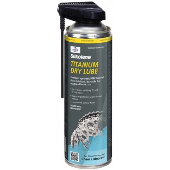 SILKOLENE Ķēdes smērviela TITANIUM DRY LUBE 0,5l pastiprināts PTFE