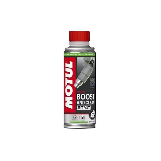 MOTUL Benzīna piedeva BOOST AND CLEAN 0,2l degvielas sistēmas tīrīšanai