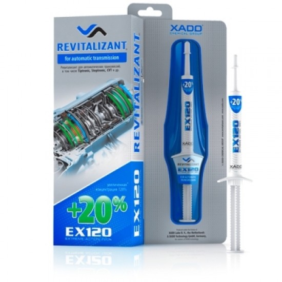 XADO Transmisijas eļļas piedeva XA EX120 AUT. TRANS. 8ML