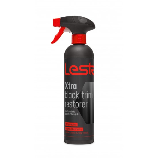 LESTA Xtra Black Trim Restorer 0.5L Melnu detaļu krāsas atjaunošanai