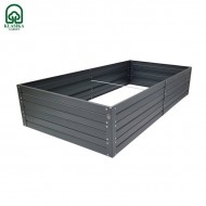 Paaugstinātā dārza dobe Klasika Garden 1500x750x300mm, krāsota RAL7016