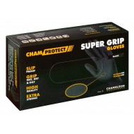 Nitrila cimdi super grip L melni (80gb.)