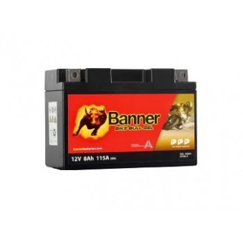 Akum. BANNER 8Ah Bike Bull GEL 12V 112A 150x69x105mm