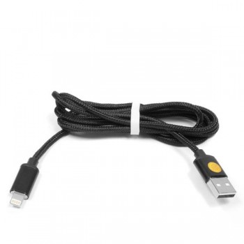 EXTREME Pīts magnētiskais kabelis USB - iPhone Lightning 120cm - melns