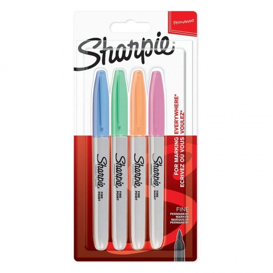 Sharpie marķieru komplekts 4 gab., pasteļkrāsu