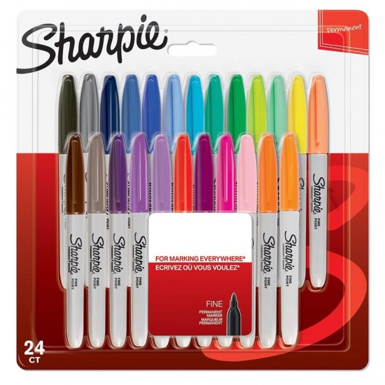 Sharpie marķieru komplekts 24 gab.