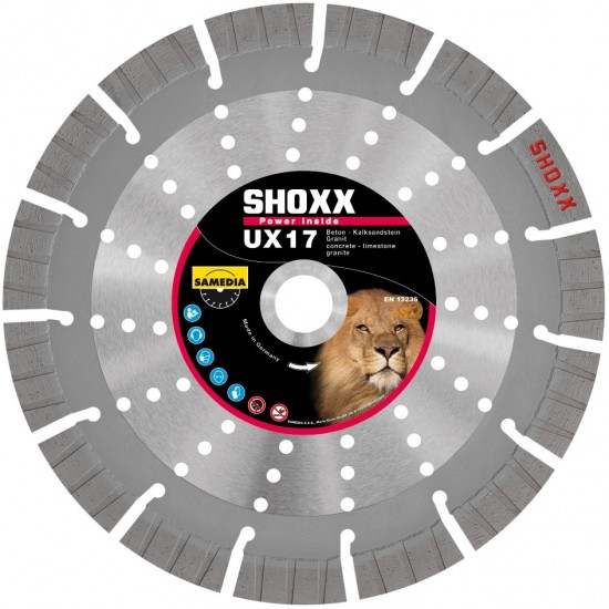 Dimanta disks SHOXX UX17 230x22.2x17mm.