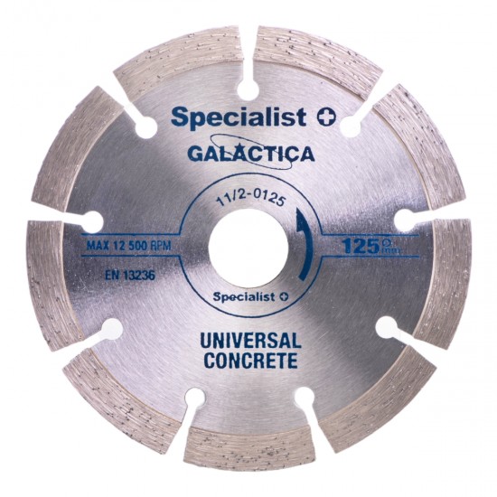 SPECIALIST+ dimanta griešanas disks GALACTICA, 125x10x22,2 mm