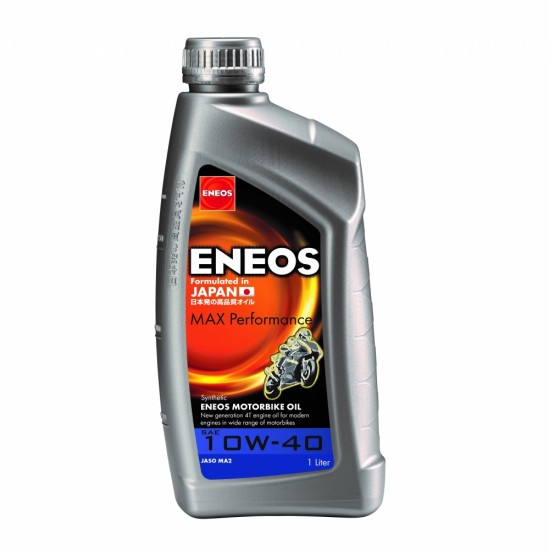 Motoreļļa ENEOS MAX Performance 10W-40, SJ, JASO MA-2 1L