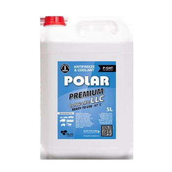 POLAR Antifrīzs Premium Long Life LLC-37*C, JIS K2234, zils 5L