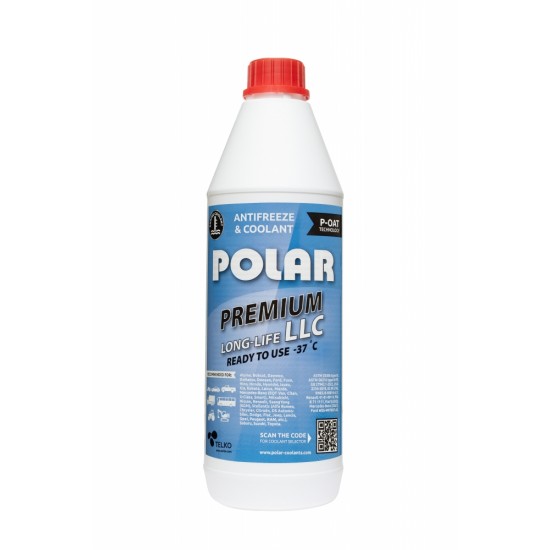 POLAR Antifrīzs Premium Long Life LLC-37*C, JIS K2234, zils 1L