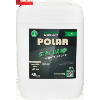 POLAR Antifrīzs Standart -37*C, ASTM D3306, zaļš 10L