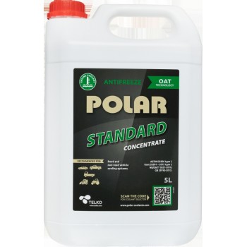 POLAR Antifrīza Standart KONCENTRĀTS, ASTM D3306, zaļš 5L