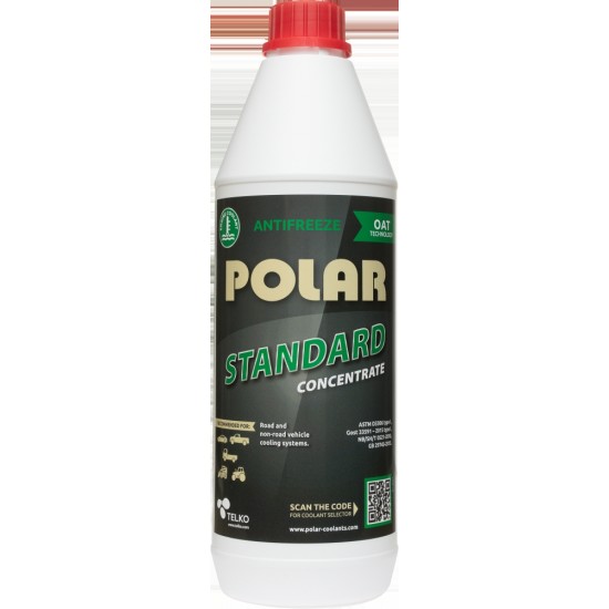 POLAR Antifrīza Standart KONCENTRĀTS, ASTM D3306, zaļš 1L