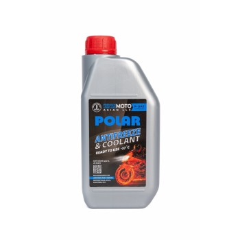POLAR MOTO JAPAN Antifrīzs Premium Long Life LLC-37, zils 1L