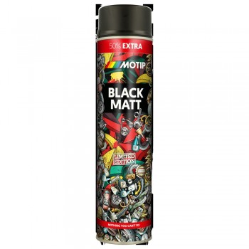 MOTIP LIMITED EDITION melna matēta akrila krāsa 600ml