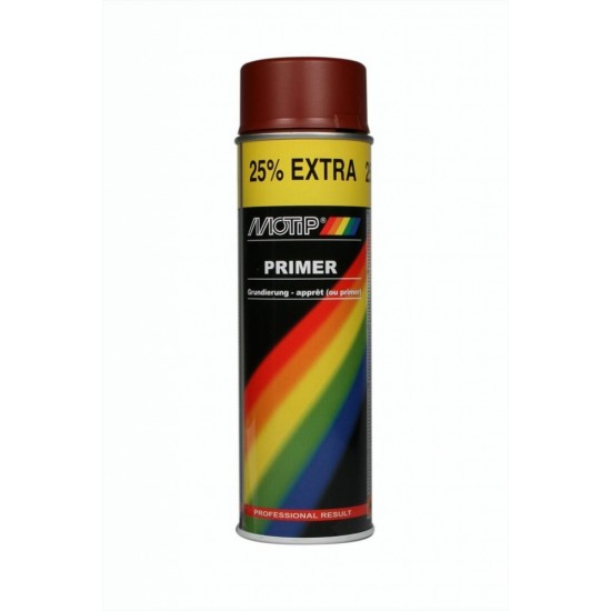 MOTIP sarkana akrila gruntskrāsa 500ml