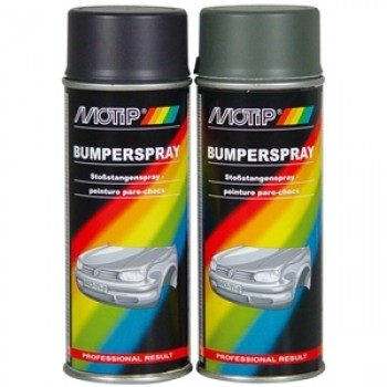 MOTIP buferu krāsa "Bumperspray" melna antricīta 400ml