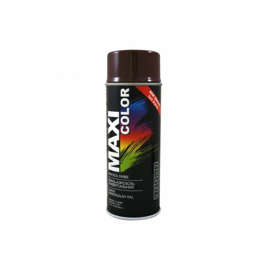 MOTIP MAXI color RAL šokolādes brūna spīdīga krāsa 400ml