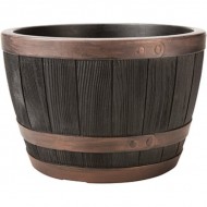 KETER BLENHEIM HALF BARREL 22L Cooper, Universāls puķu pods