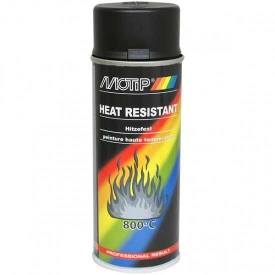 MOTIP Karstumizturīga, 800 C, tumši pelēka krāsa 400ml