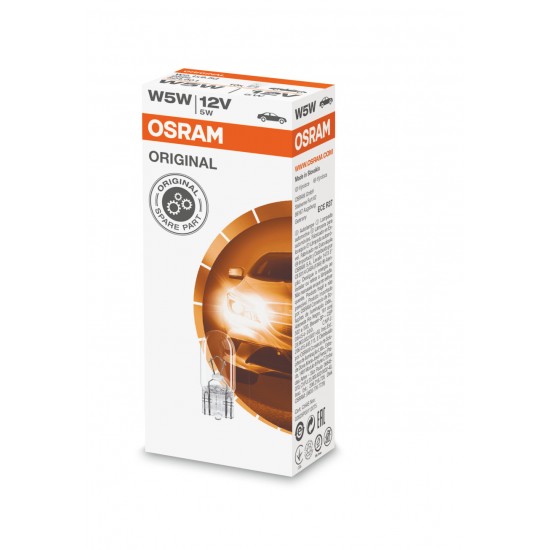 W5W 12V STANDARTLAMPA OSRAM