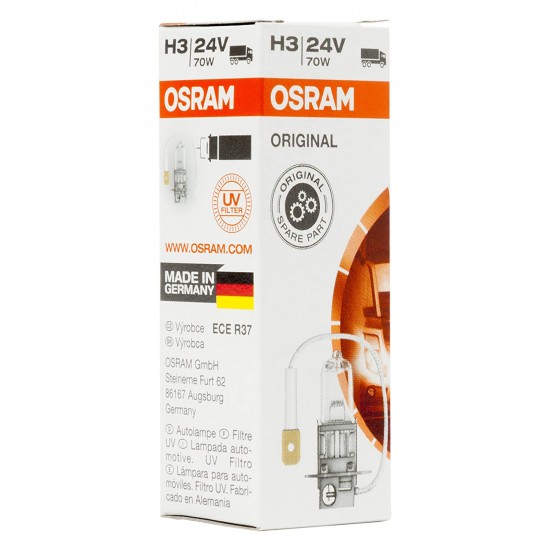 H3 70W 24V HALOGĒNLAMPA OSRAM