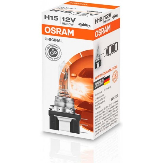 H15 55/15W 12V HALOGĒNLAMPA OSRAM