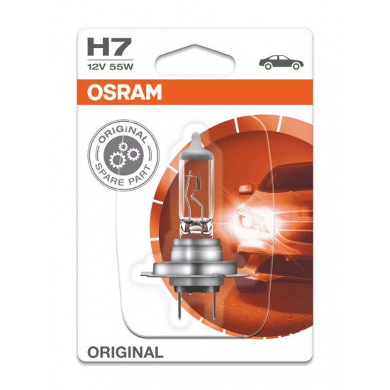 H7 55W 12V BLISTER HALOGĒNLAMPA OSRAM