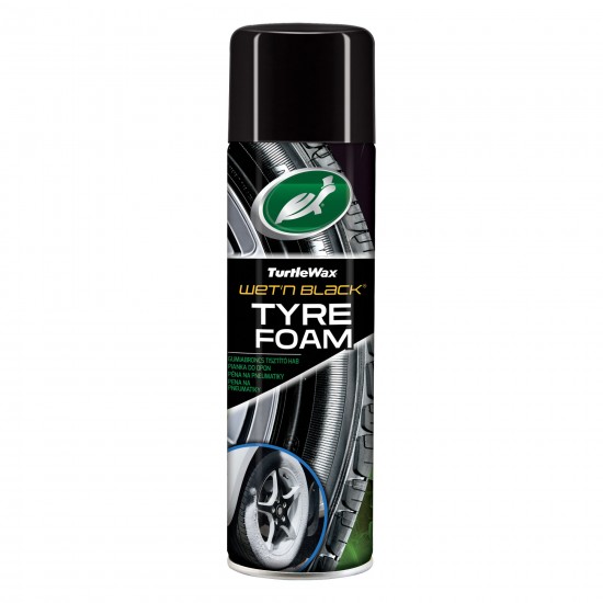 TURTLE WAX Wet´n´Black Tyre Foam riepu spīdums, 500ml