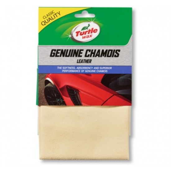 TURTLE WAX Genuine Chamois Leather dabīga zamšāda (46cm x 30cm)