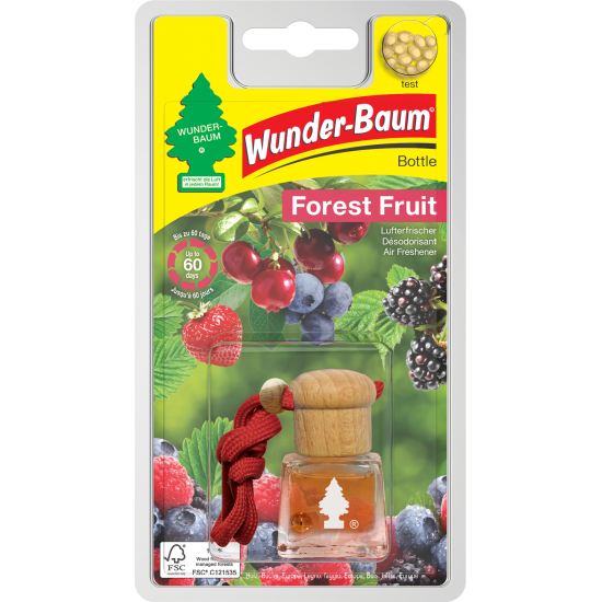 WUNDER-BAUM Bottle Forest Fruit gaisa atsvaidzinātājs, 4.5ml