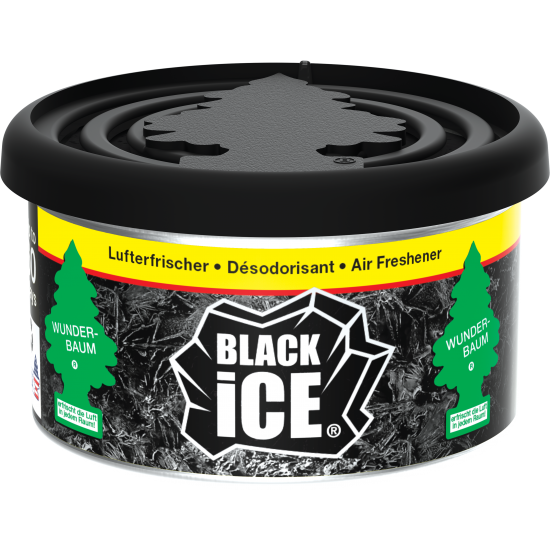 WUNDER-BAUM Fiber Can Black Ice gaisa atsvaidzinātājs, 30g