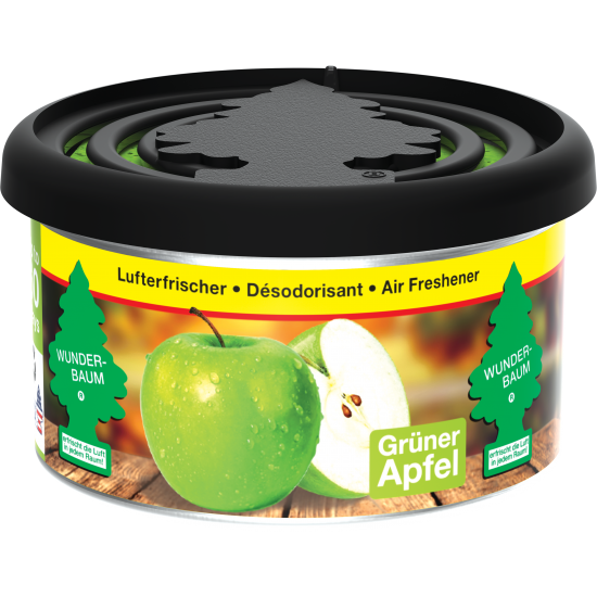 WUNDER-BAUM  Fiber Can Green Apple gaisa atsvaidzinātājs, 30g