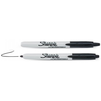 Marķieris Sharpie Retractable melns