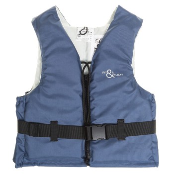 Glābšanas veste Fit&float 49x40x8cm 30-50 kg zila