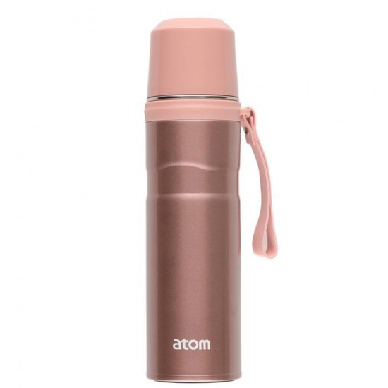 Termoss Atom ar rokturi rozā 750ml