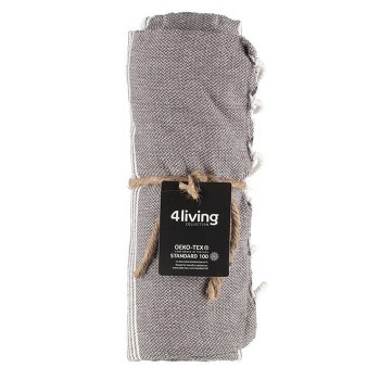 Pirts dvielis 4Living Hamam turku 80x150cm pelēks