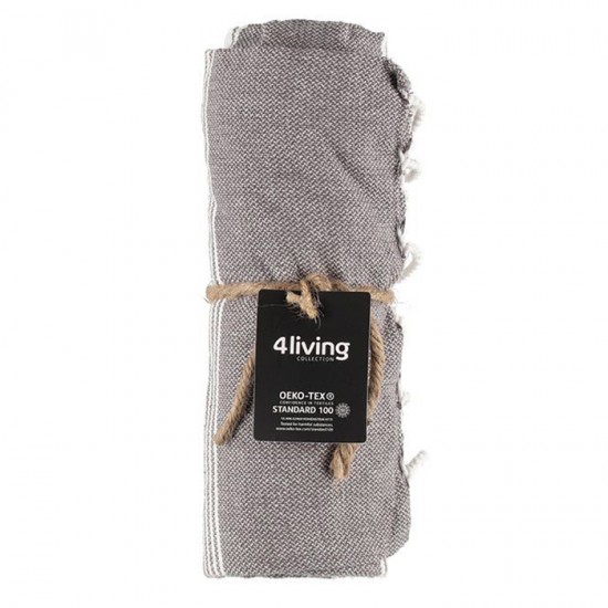 Pirts dvielis 4Living Hamam turku 80x150cm pelēks